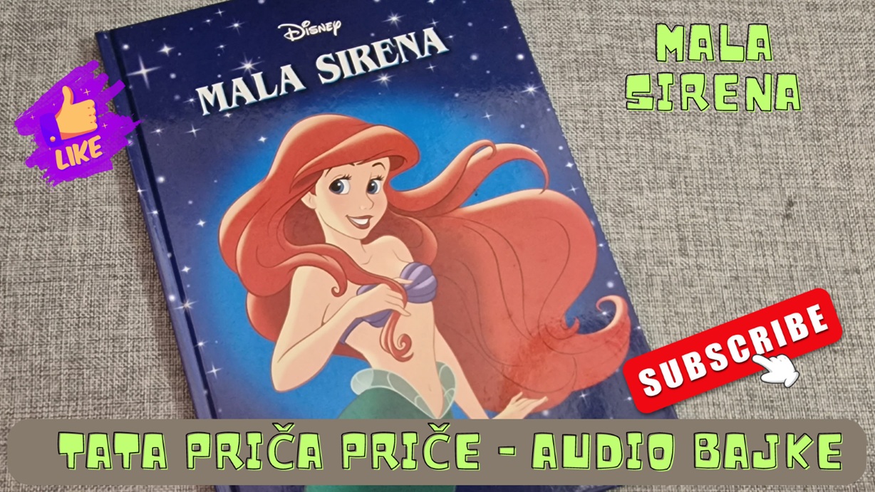 MALA SIRENA - PRIČALICA - PRIČE ZA DJECU - TATA PRIČA PRIČE